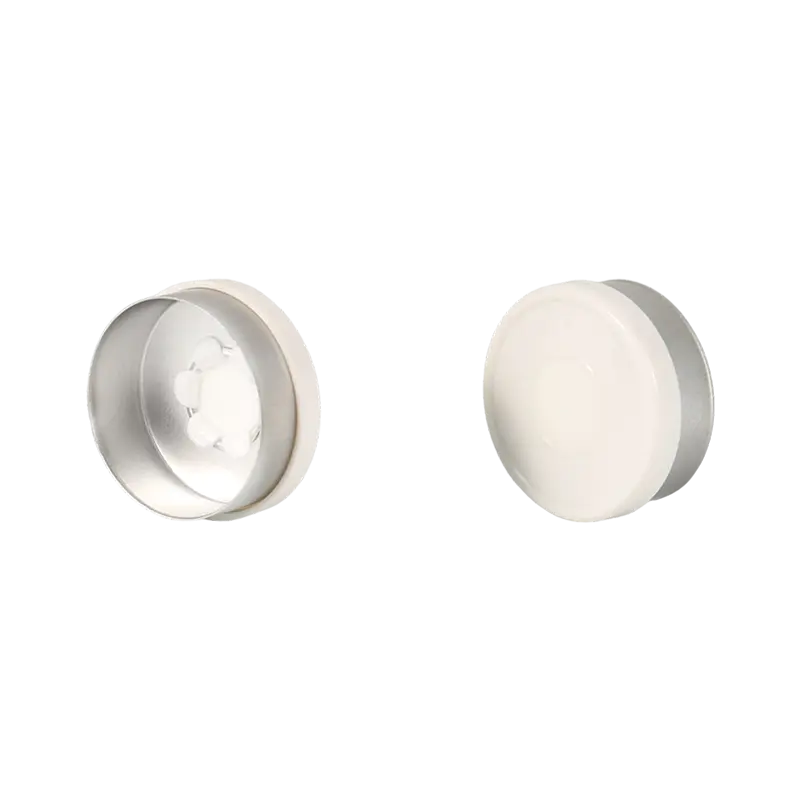 Blütenförmige Aluminium-Kunststoff-Kappe